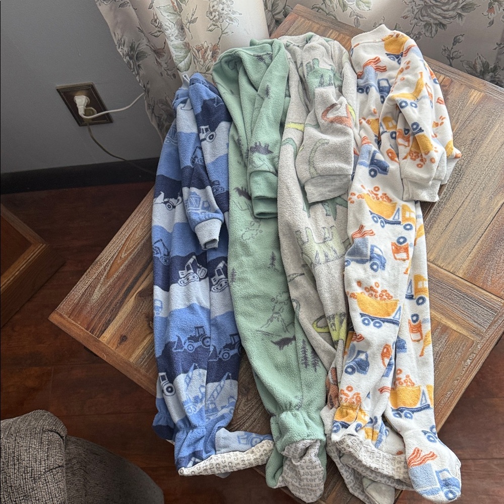Carter's Kids Pajamas Set - Blue, Green, Gray, Orange